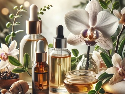 Nawilżające działanie ekstraktu z czarnej orchidei, organicznego oleju z winogron i oleju jojoba