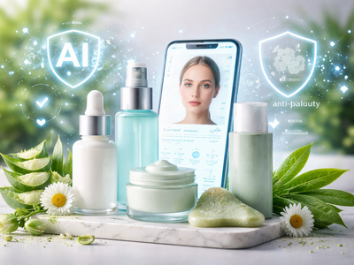 Kosmetyki „tech-beauty” – ochrona przed światłem niebieskim, anti-pollution, produkty wspierane aplikacjami i AI